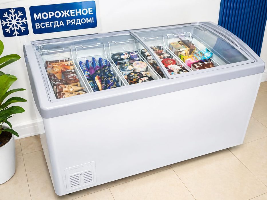 Морозильник 420 литр. Морозильник ветрина. Ларь