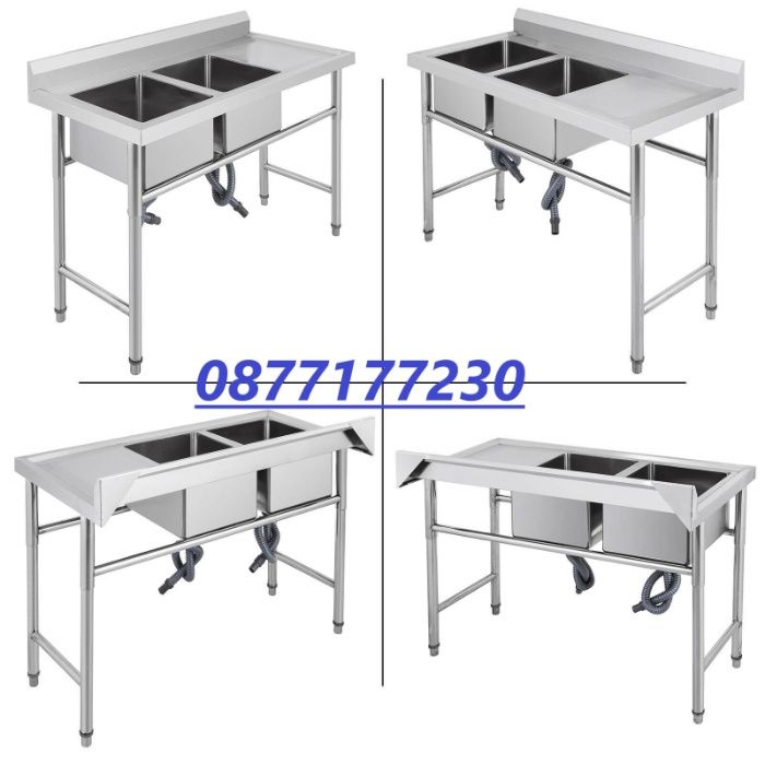 Мивки от неръждаема  стомана 18 модела  кухненски чисто нови