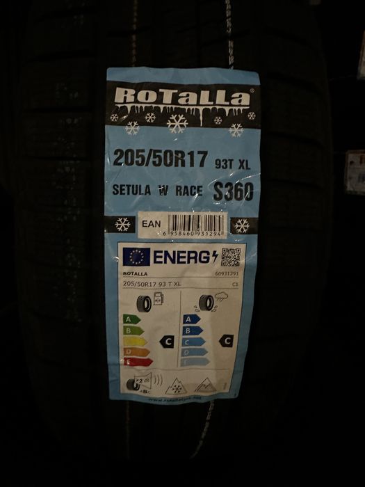 Нови Зимни Гуми ROTALLA SETULA W RACE S360 205/50R17 93T XL НОВ DOT
