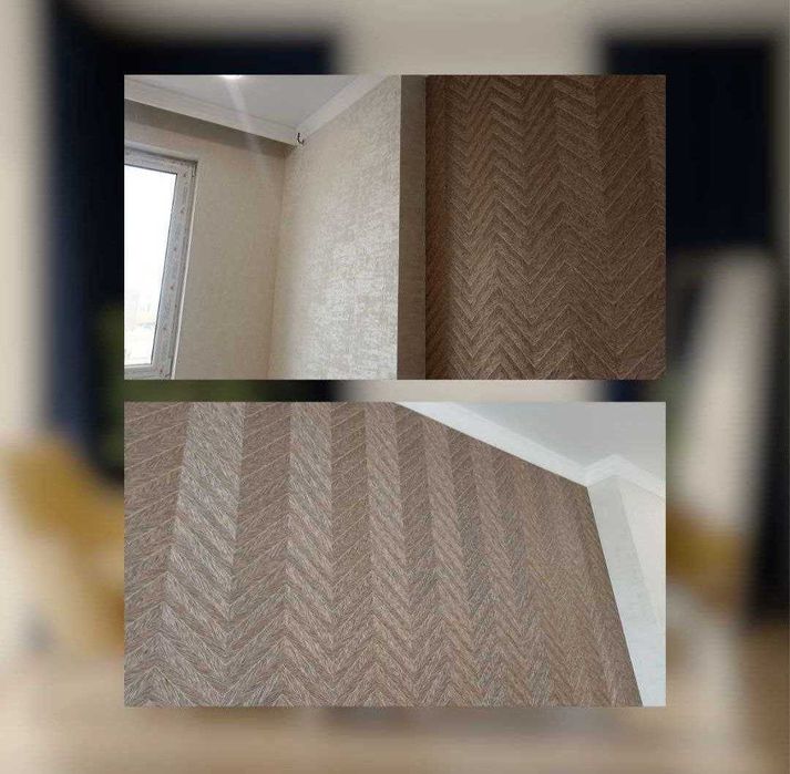 Поклейка обоев. Качественно