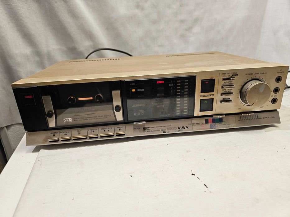 Deck Aiwa 3500 modle Ad-3500e Japan defect