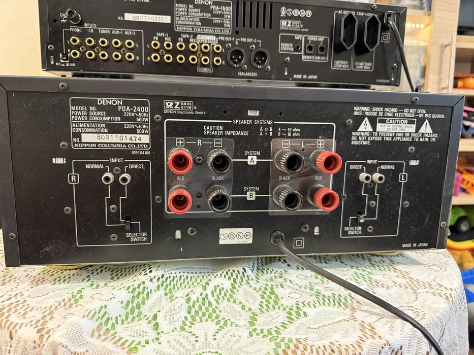 Denon POA-2400 PRA-1500 Топ