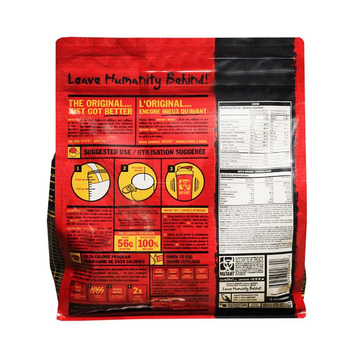 Гейнер восстановитель Mutant Mass 16 порций 2270 гр