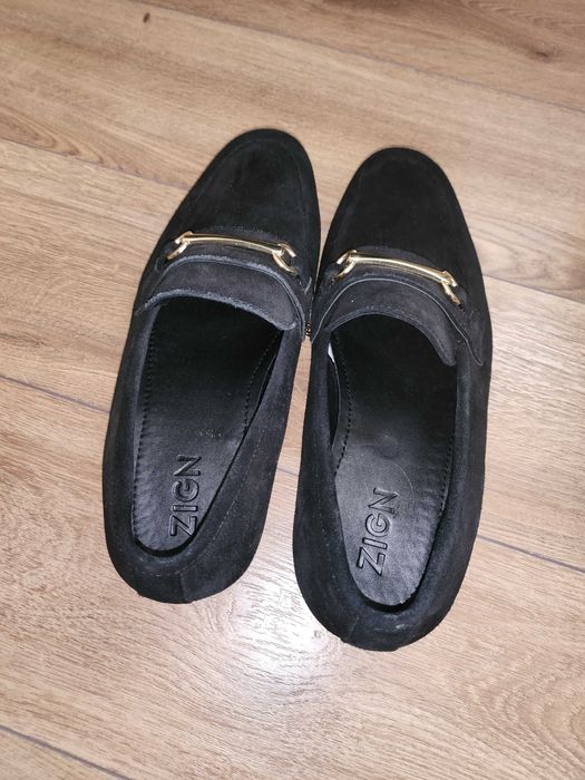 Дамски обувки естествена кожа и естествен набук Zign  40 номер