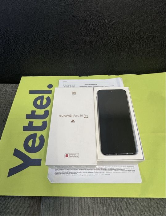 ЧИСТО НОВ 512GB Huawei Pura 80 Pro Yettel Гаранция до 2028 г. White