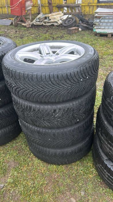 Jante cu anvelope Michelin  M+S  205/55R16 7.0jX16H2 PC21-706 5X120 BM