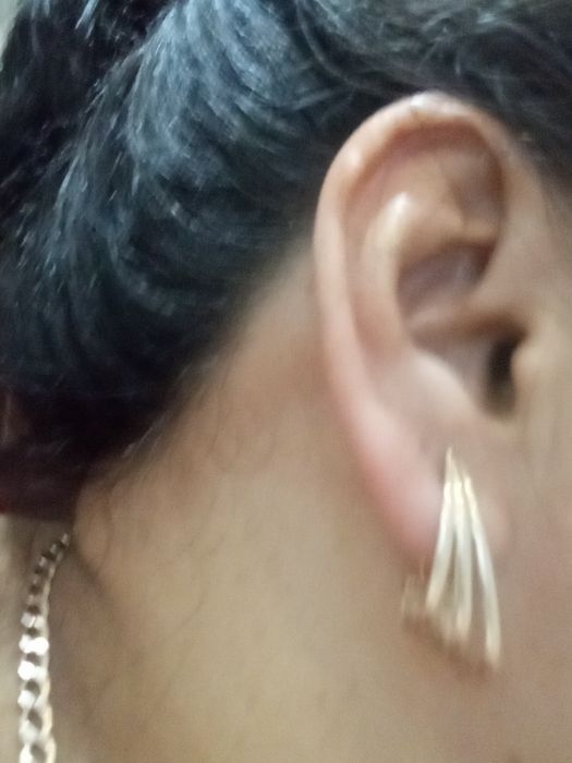 Золотые серьги 6.5 грамм.583.проба