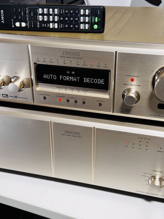 Sony TA-E9000ES – Preamplificator / Procesor AV High-End ES | Dolby Digital, DTS, MPEG | Phono | Digital In | Telecomanda