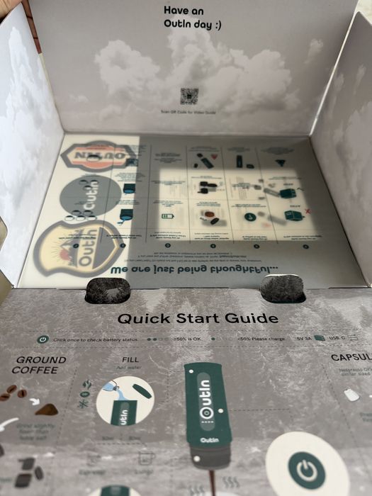 Aparat de cafea portabil nou OutIn Nano