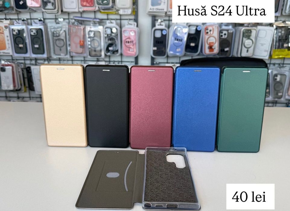 Husa tip carte - piele ecologica - Samsung S24 Ultra