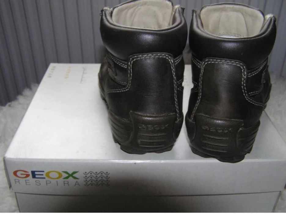 Ghete baiat GEOX-marimea 30,inter19,5cm,piele,ca Salomon,Ecco