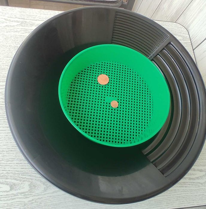 леген металдетектор сито за промиване / добиване на самородно злато