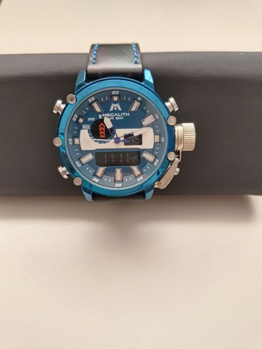 Megalith watch син кварцов часовник