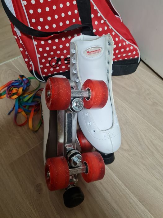 Rookie- ролери (Classic II White Quad Roller skates)
