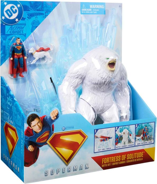 Фигура Супермен и Йети DC Comics Superman Игрален комплект