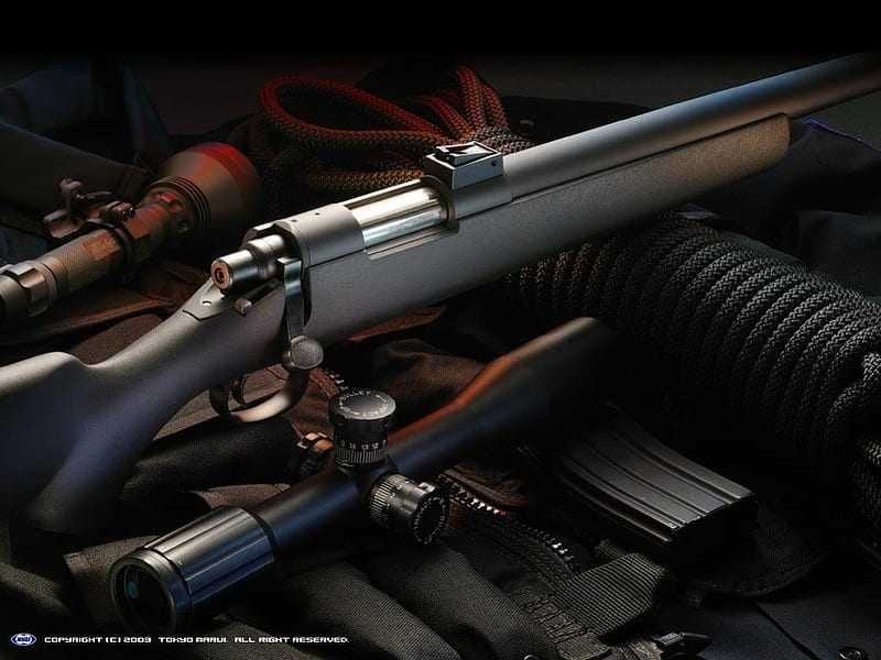 Vand pusca mitraliera PUTERNICA - arma airsoft SNIPER pistol real arc