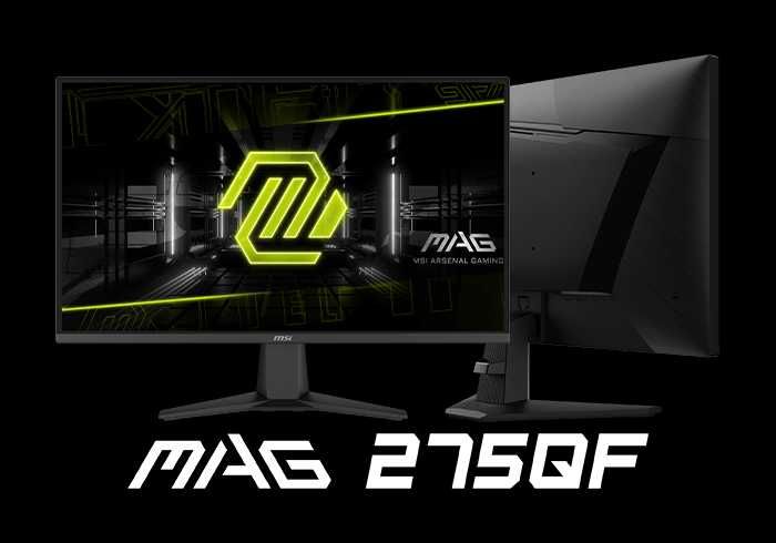 MSI MAG 275QF E21 / 27″ / 210Hz / 2K / IPS / 0.5ms / HDR 400