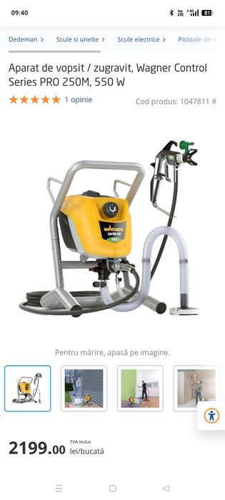 Aparat de vopsit/zugrăvit