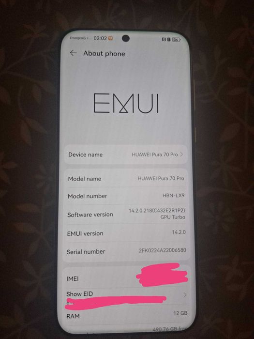Huawei Pura 70 Pro 512 GB Telefon