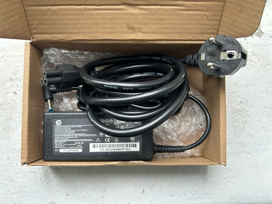 Блок питания (зарядка) ноутбука HP (оригинал) 65W