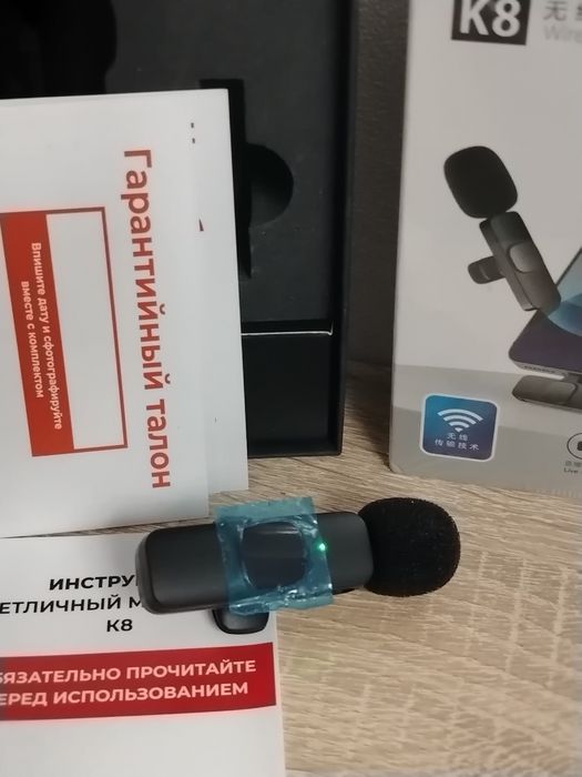 Новый петличный микрофон.