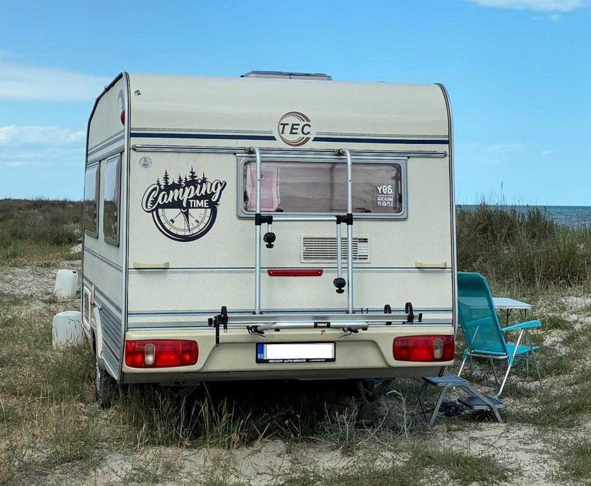 Rulota TEC 390 Travel King, Nu Hobby Dethleffs Knaus Hymer Adria cu dotari extra de 2500 euro