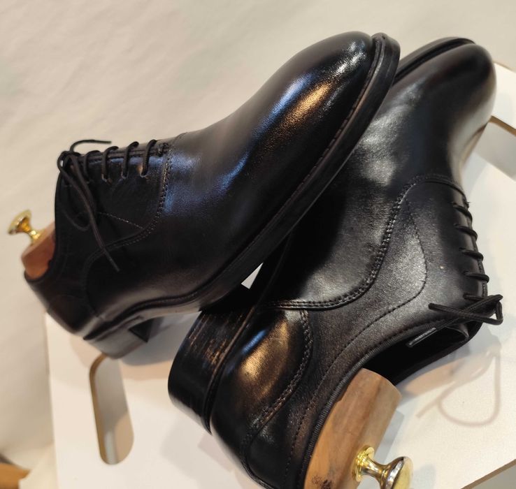 Pantofi oxford plain toe 41 ZARA piele naturala moale