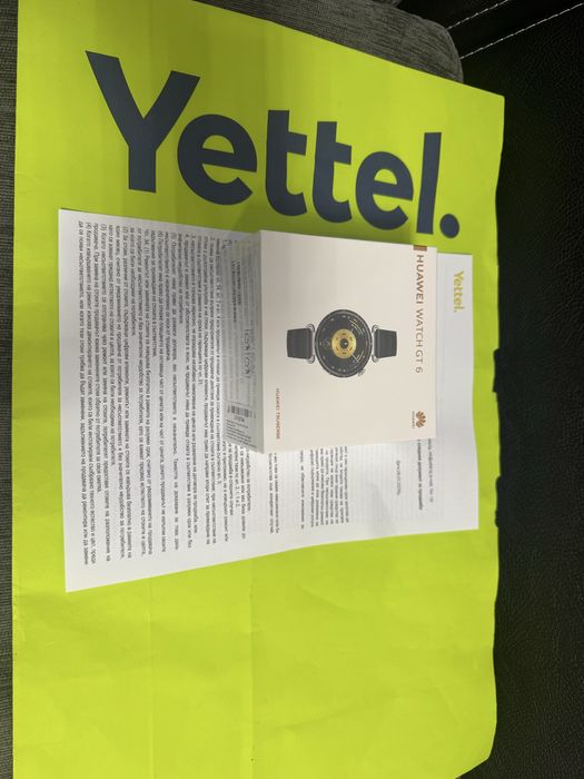 ЗАПЕЧАТАН 41mm Huawei watch GT 6 Гаранция Yettel 2028 Black