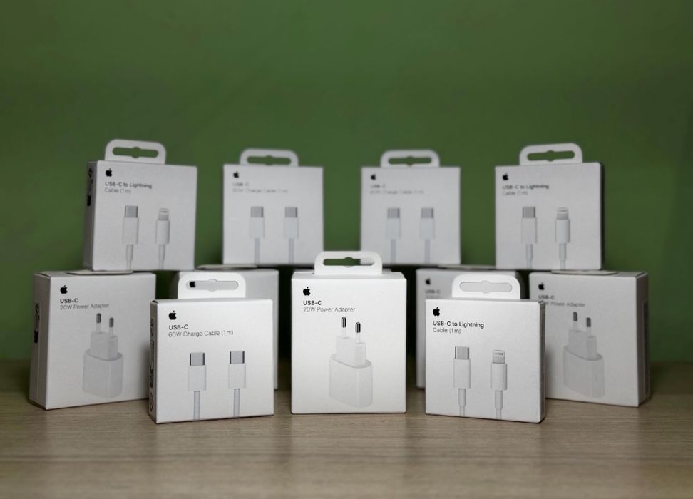 Оригинал шнуры и Адаптер на Iphone