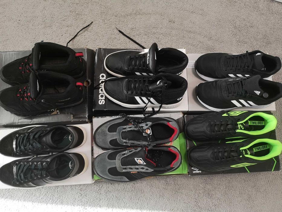 Оригинални маратонки, работни и туристически обувки - Adidas, Umbro...