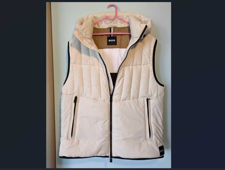 Мъжки елек BOSS Cashton с качулка