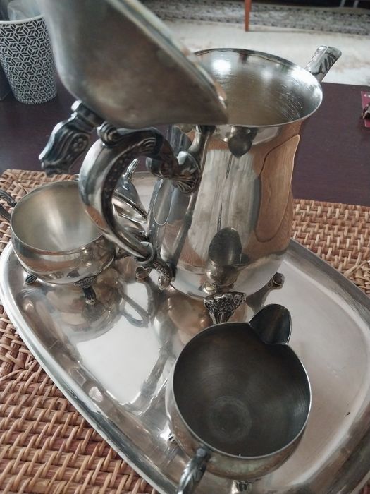 антиквариат набор чайно кофейный