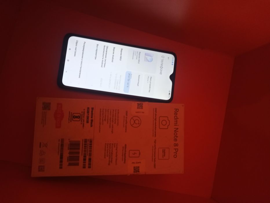 Redmi not,8 pro 6 + 128 Gb 2ta bor