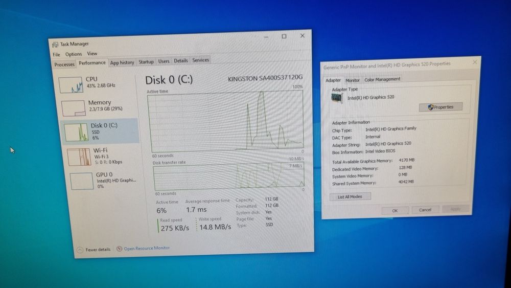 Mini Unitate HP 260 G2 DM USFF: i5 6200u/8GB RAM/SSD 120GB/WIFI