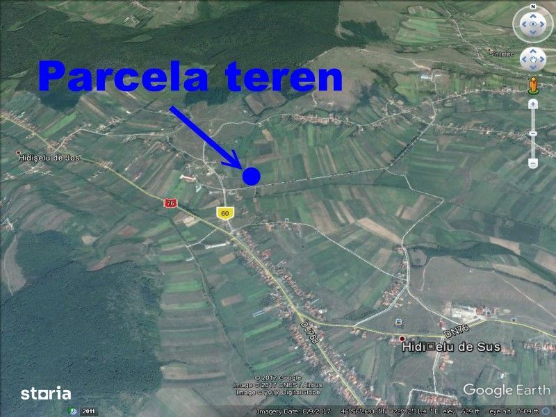 Teren de vanzare 2 900 mp sau 2 165mp pt casa de vacanta