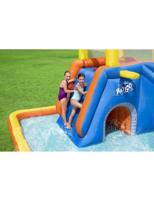 Голяма Водна Пързалка/Батут - 5м х 5м х 3м