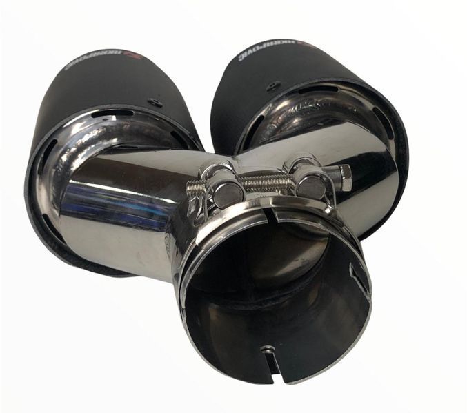 Накрайник за ауспух Akrapovic №3315 Двоен Y Карбон мат