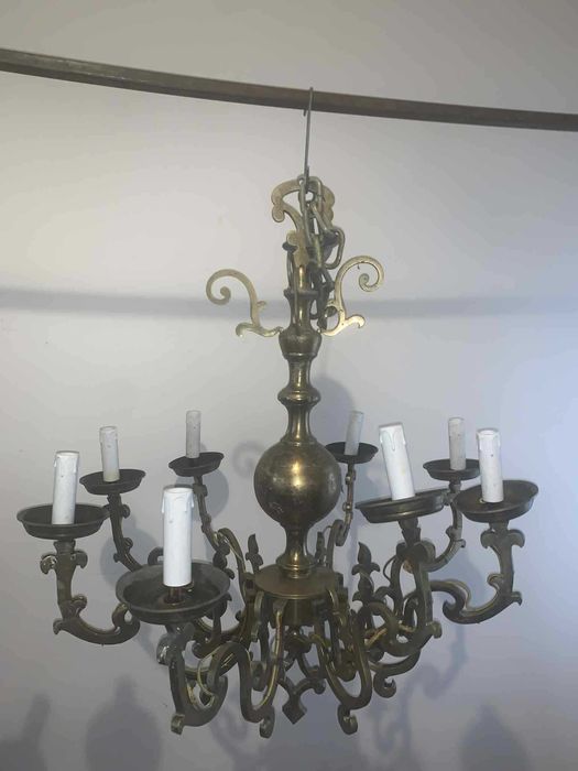 Candelabru set din bronz masiv