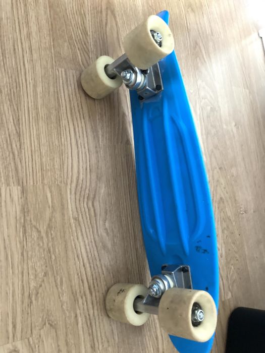 Mini skateboard plastic PLAY 500 Albastru Copii