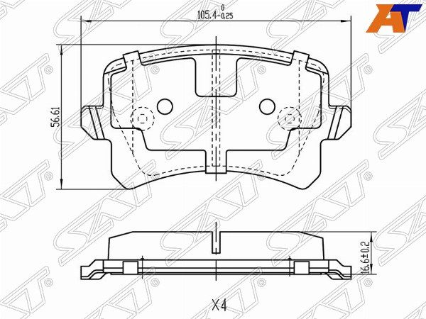 Колодки тормозные Audi A3