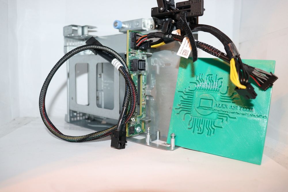 Kit Server Dell R740XD Sas/Sata  Rear Backplane Flex + Cage + Cabluri