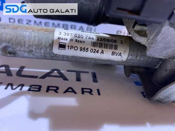 Ansamblu Motoras cu Brat Brate Stergator Stergatoare Parbriz Dreapta Seat Leon 1P 2006 - 2010 Cod 1P0955120 0390241921 1P0955024A 3397020744