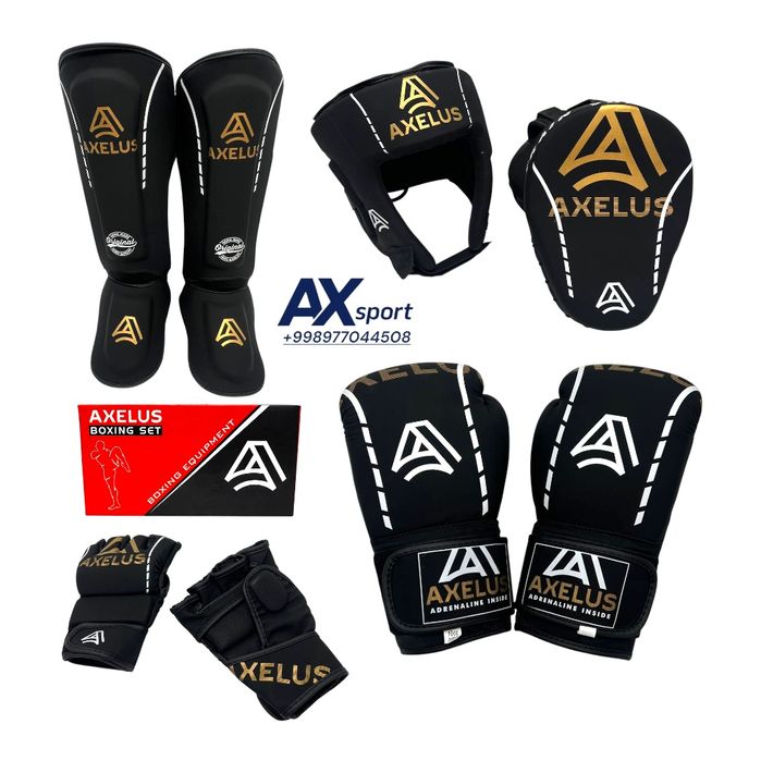 Экипировка набор комплект 5в1 бокс кикбокс MMA единоборств