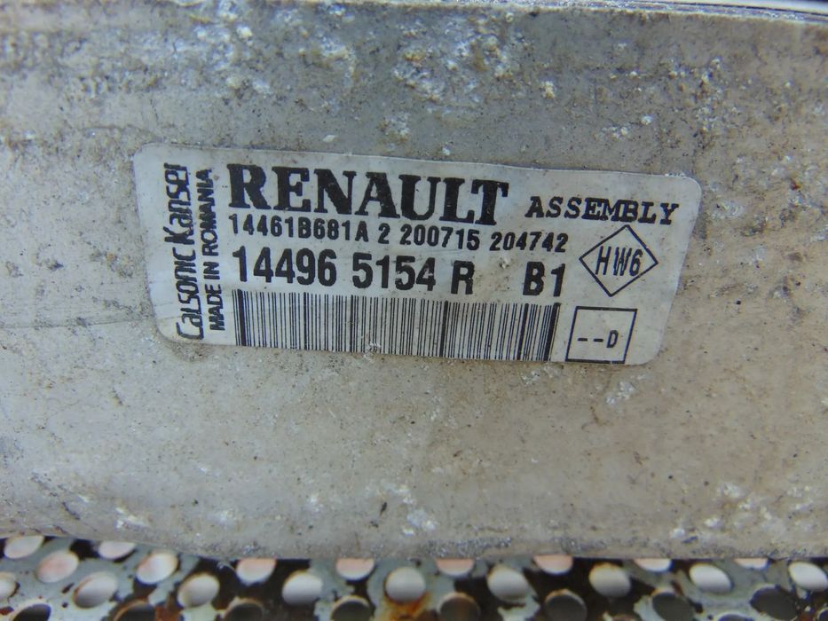 Radiator intercooler Renault clio 4 motor 1.5 Captur Logan Dokker Sandero Lodgy cod 144965154r 144961381r