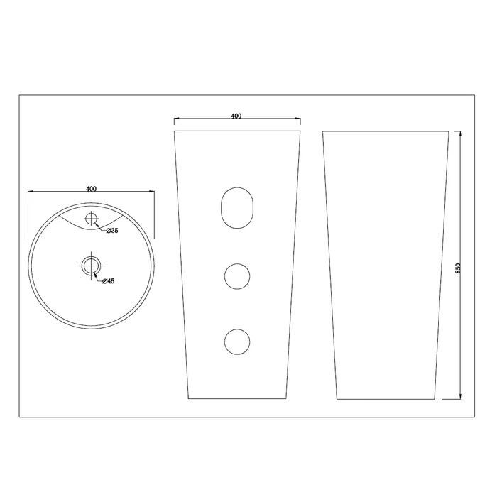 Vand lavoar freestanding