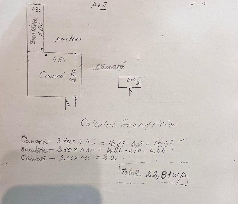 Garsonieră – ideală pentru birou, spațiu comercial sau locuință