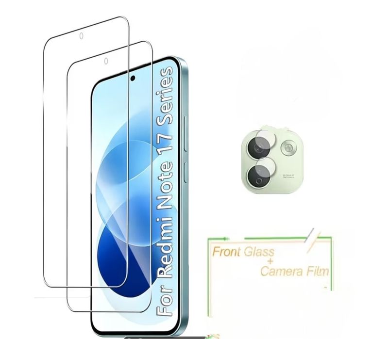 Xiaomi note 17,note 17pro,note 17promax стъклен протектор+камера