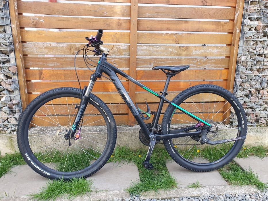 Cube Aim Pro, roti pe 27.5, aluminiu, marime XS - S (14"), 8 × 3 viteze