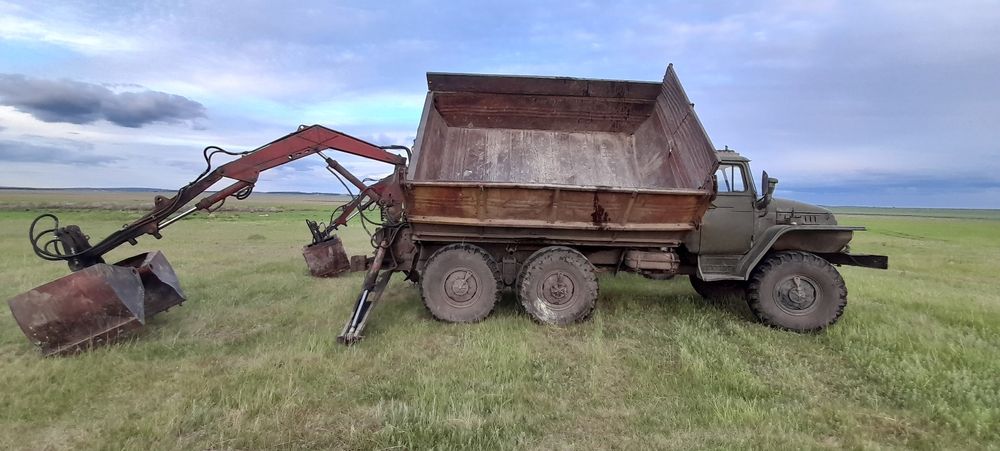 Вывоз мусора самогрузом. (Варавайкой) 2в1