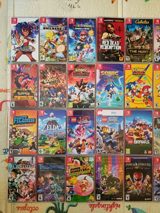 Nintendo switch игры на картриджах